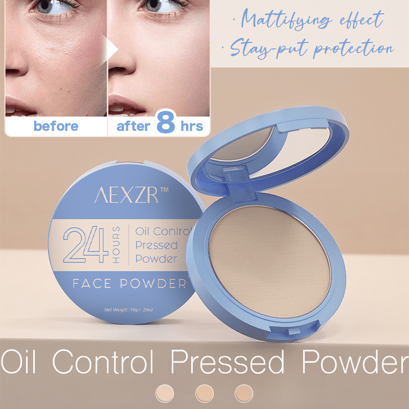 Aexzr™ 24 Hour Oil Control Pressed Powder